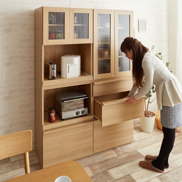 Fig食器棚 オープン引出し | カグカリーノ 家具のサブスクリプション