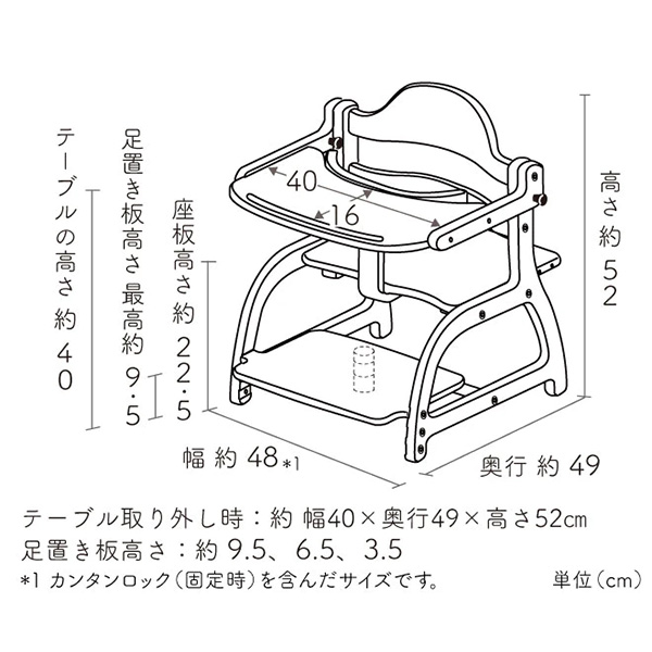 すくすくローチェアⅡ | カグカリーノ 家具のサブスクリプションサービス